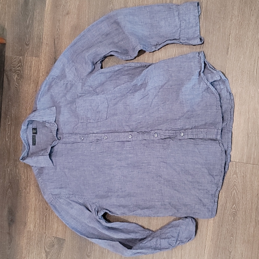 Men linen button up